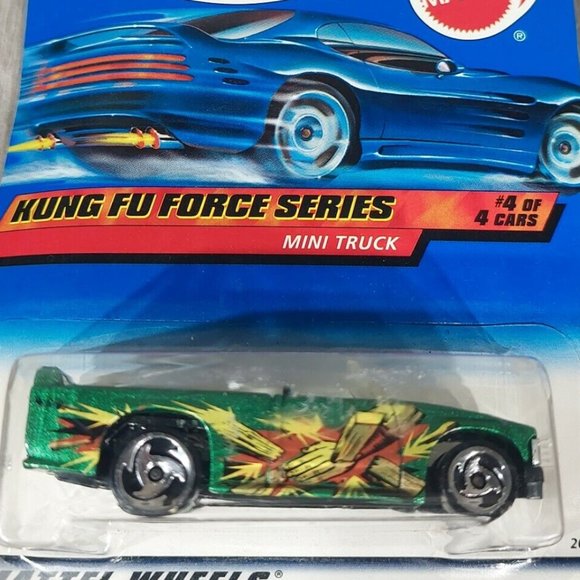 Vintage Hot Wheels #036 Kung Fu Force Series Mattel  Mini Truck New 4 of 4 cars - Picture 1 of 12